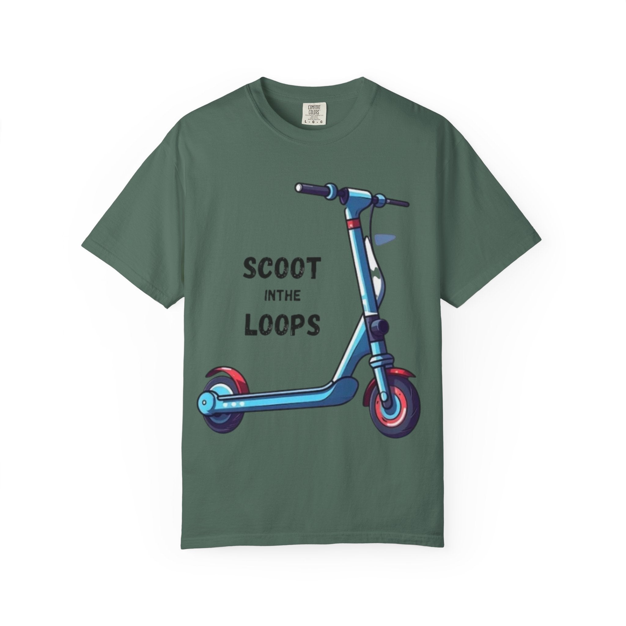 Scoot Helmet Graphic T-Shirt Peace