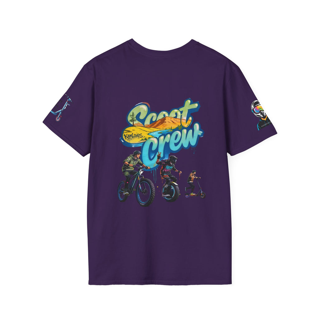 Scoot Crew Graphic Tee — "Scoot Crew in the" Scooter Skateboard Bike Design