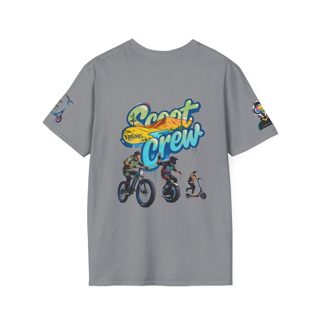 Scoot Crew Graphic Tee — "Scoot Crew in the" Scooter Skateboard Bike Design