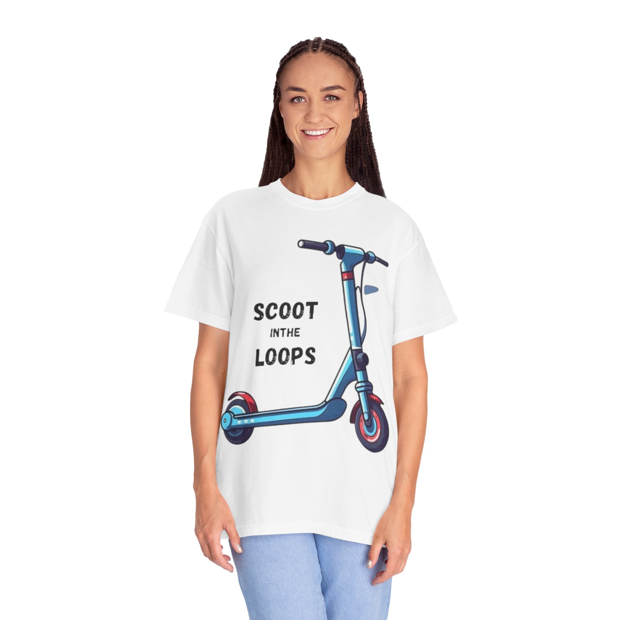 Scoot Helmet Graphic T-Shirt Peace