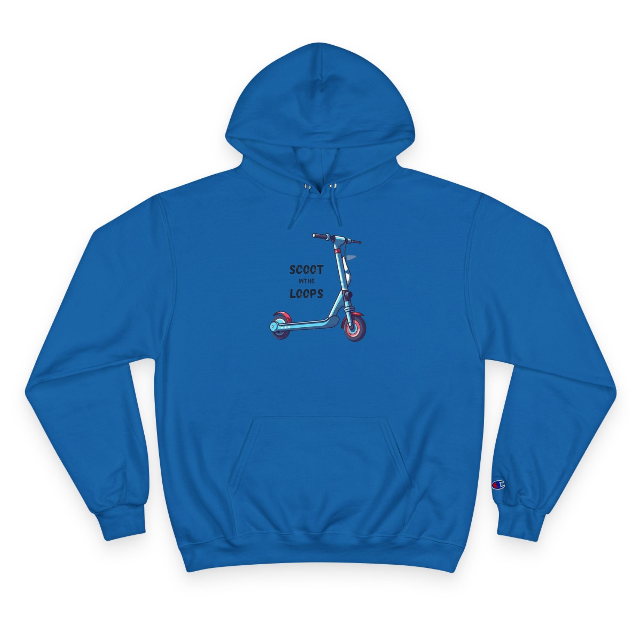 Scoot and Loops Hoodie – Electric Scooter Rider Peace Sign Pullover