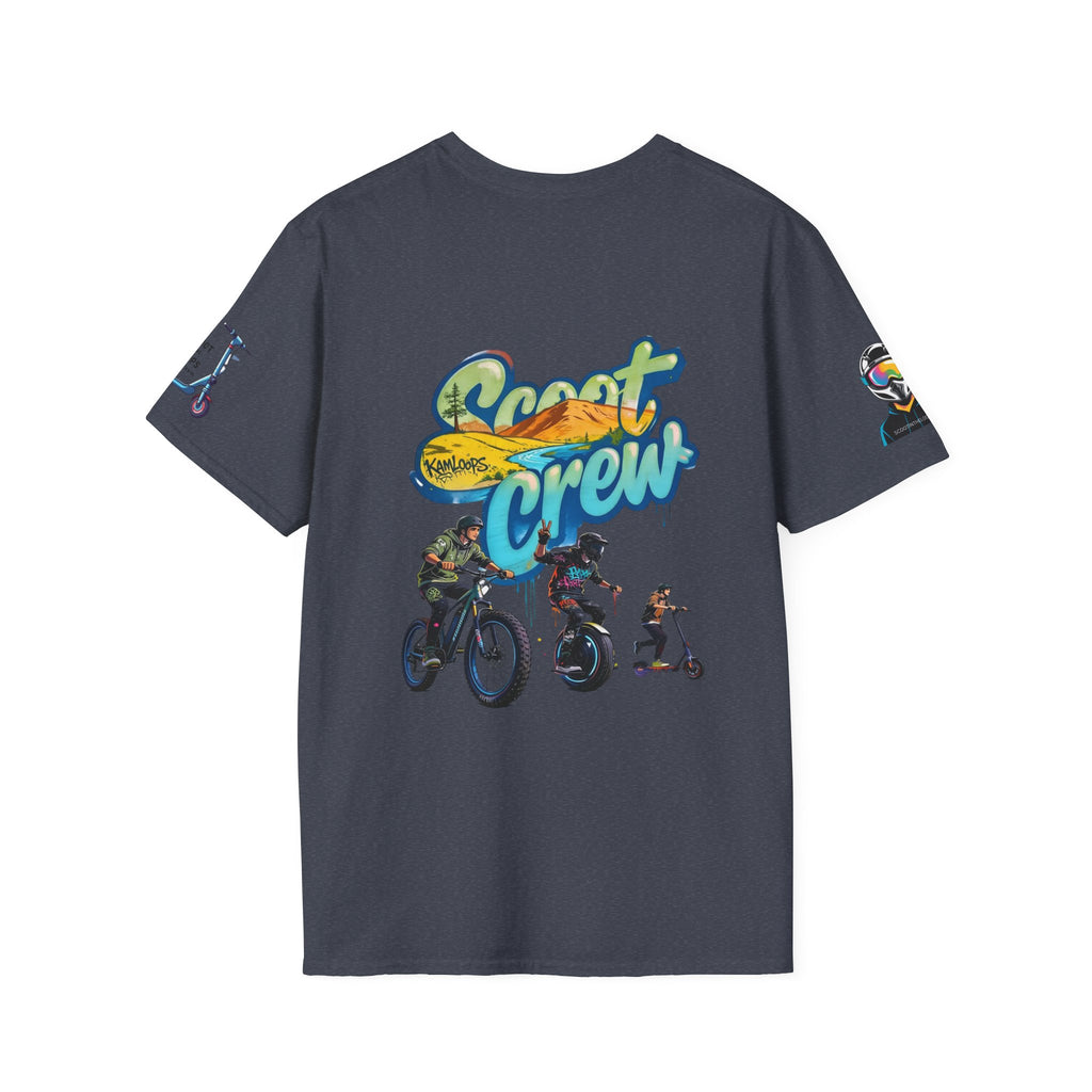 Scoot Crew Graphic Tee — "Scoot Crew in the" Scooter Skateboard Bike Design