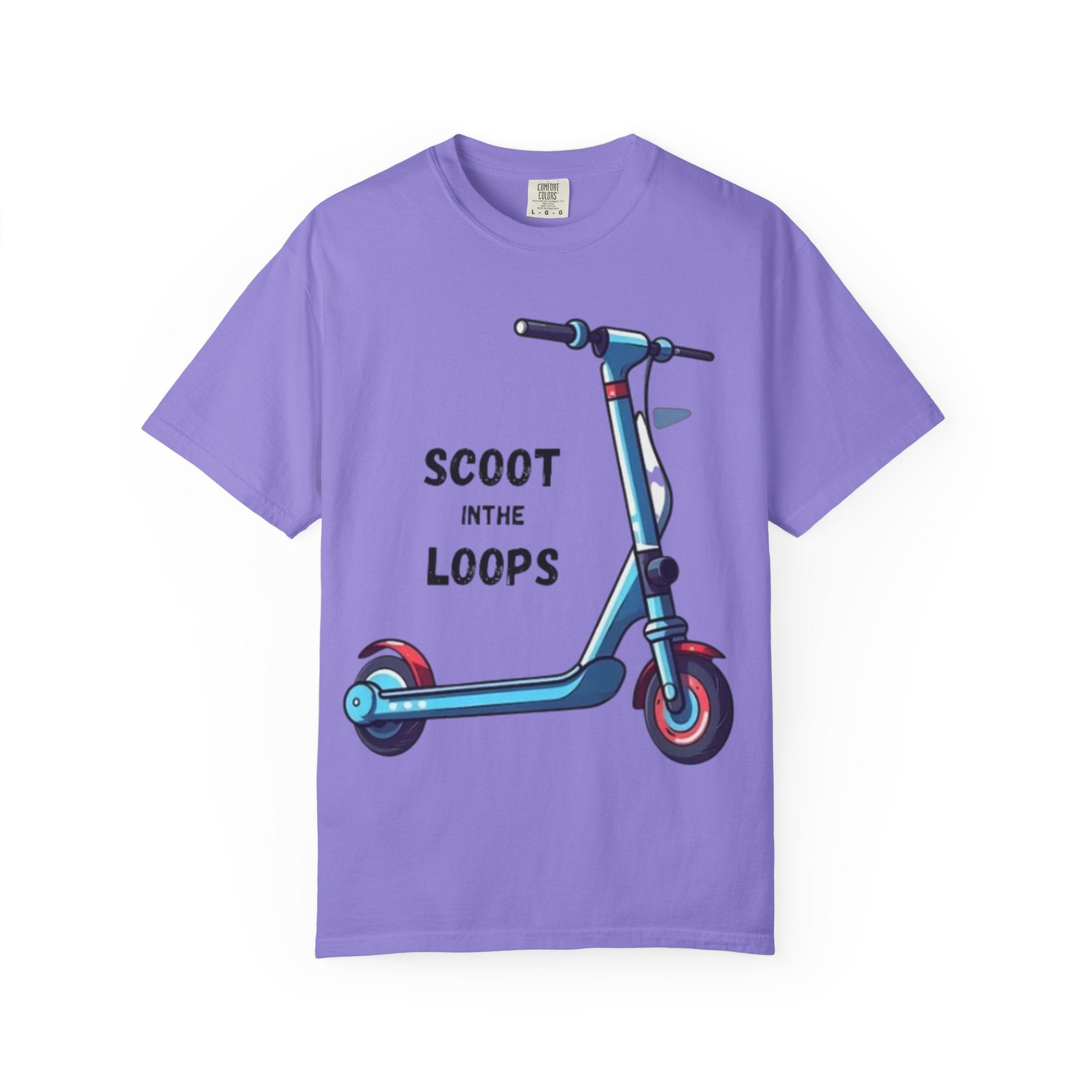 Scoot Helmet Graphic T-Shirt Peace