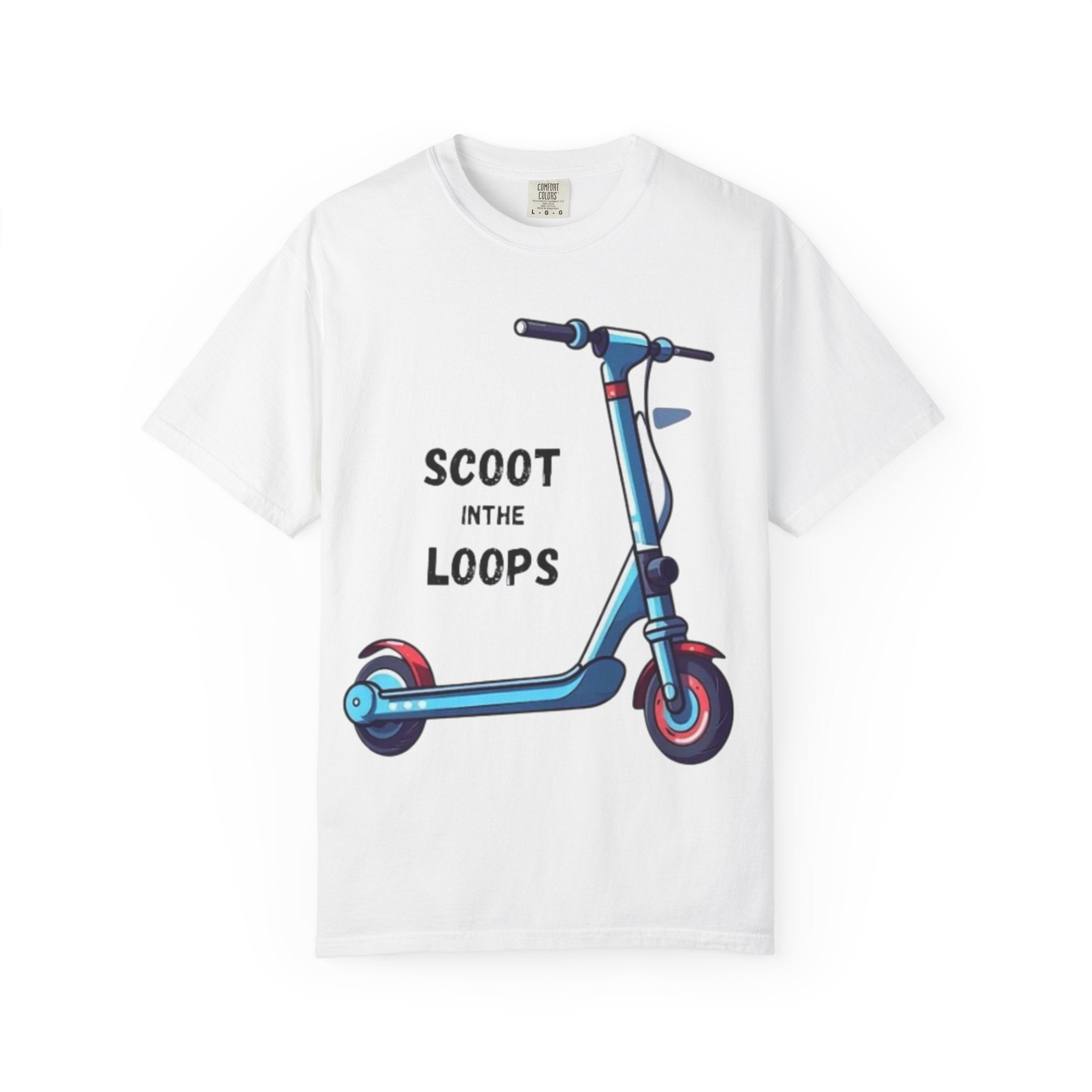 Scoot Helmet Graphic T-Shirt Peace