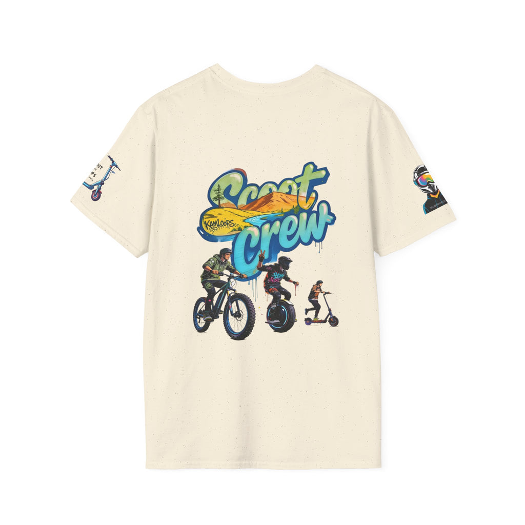 Scoot Crew Graphic Tee — "Scoot Crew in the" Scooter Skateboard Bike Design