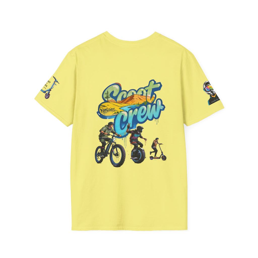 Scoot Crew Graphic Tee — "Scoot Crew in the" Scooter Skateboard Bike Design
