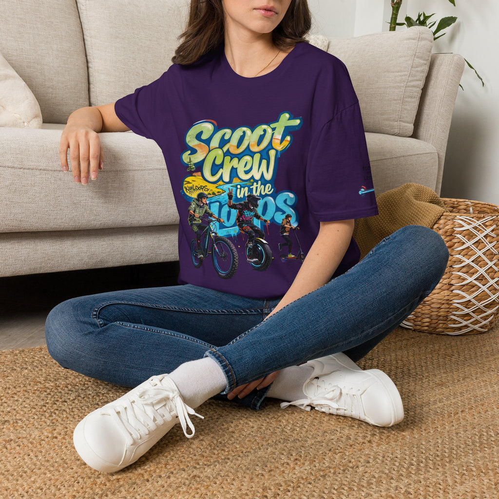 Scoot Crew Graphic Tee — "Scoot Crew in the" Scooter Skateboard Bike Design