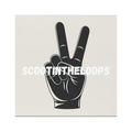 Scoot Peace Car Magnet