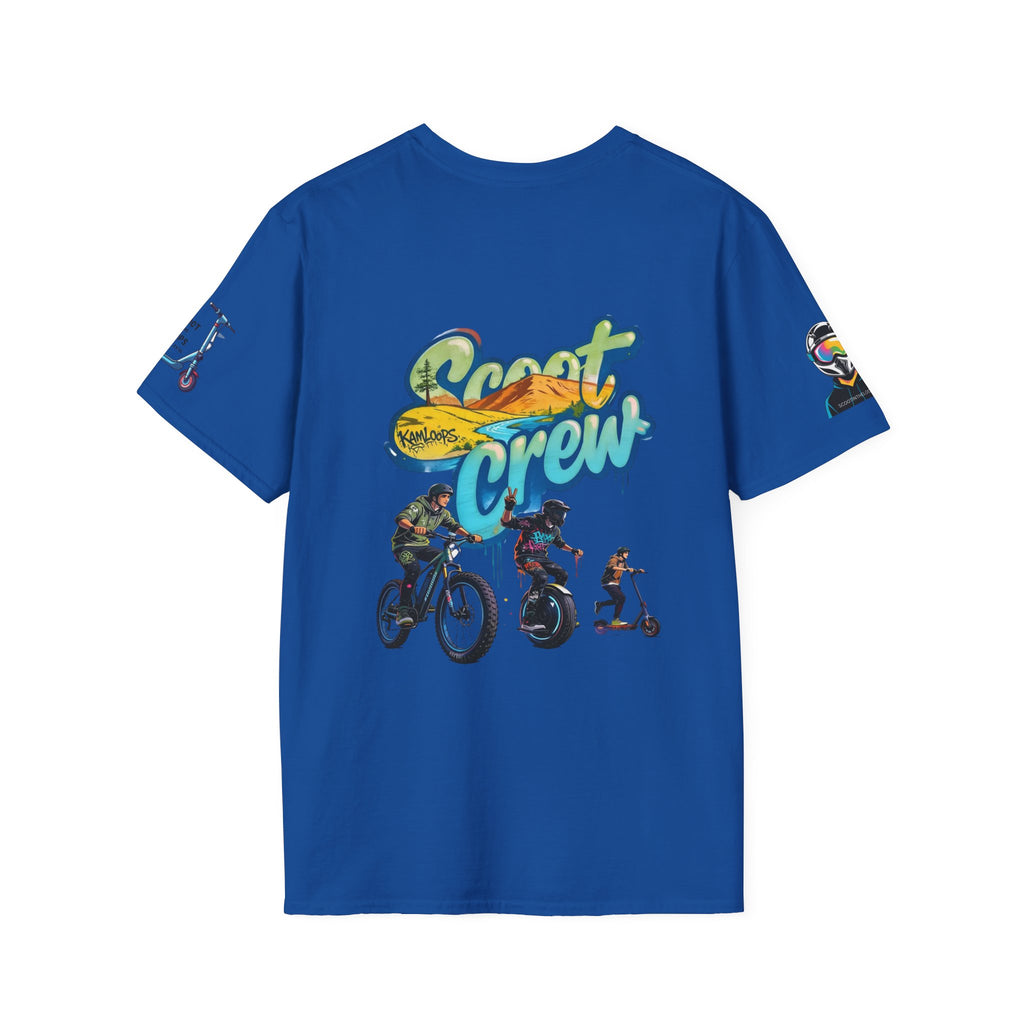 Scoot Crew Graphic Tee — "Scoot Crew in the" Scooter Skateboard Bike Design