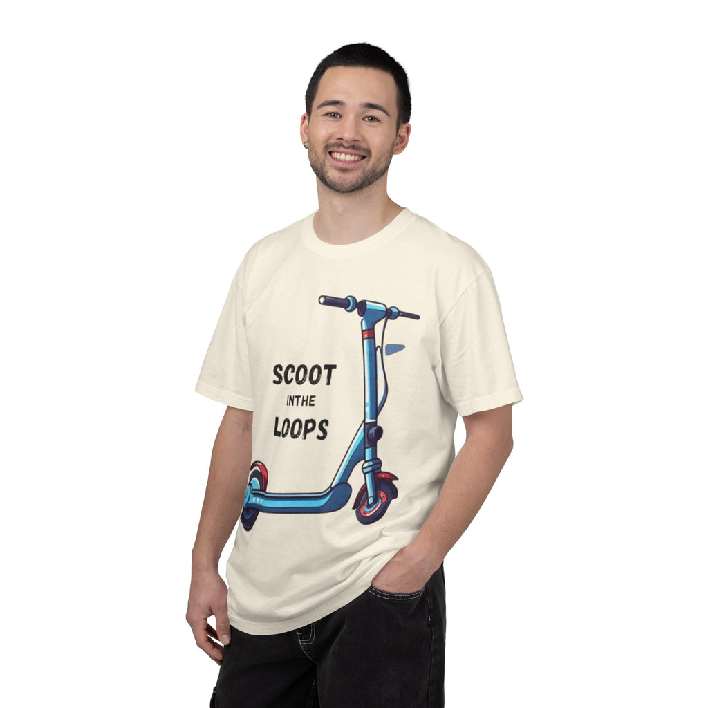 Scoot Helmet Graphic T-Shirt Peace