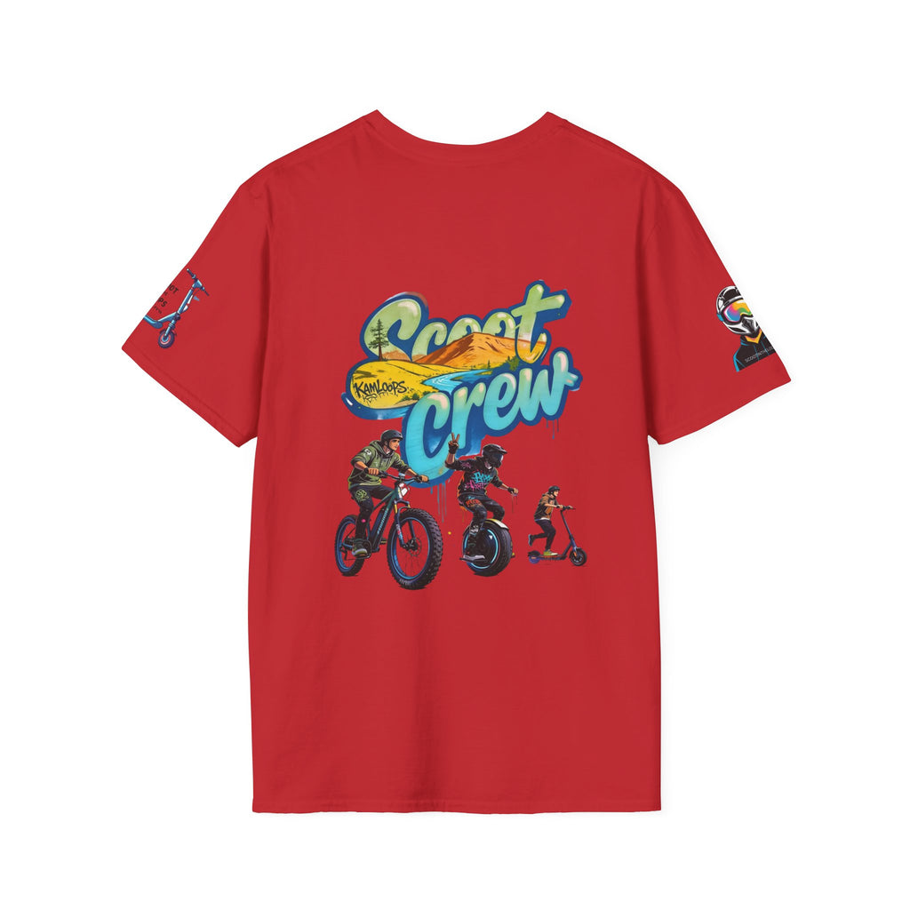 Scoot Crew Graphic Tee — "Scoot Crew in the" Scooter Skateboard Bike Design