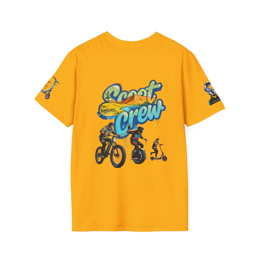 Scoot Crew Graphic Tee — "Scoot Crew in the" Scooter Skateboard Bike Design