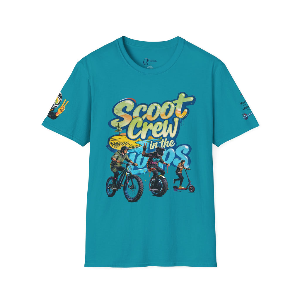 Scoot Crew Graphic Tee — "Scoot Crew in the" Scooter Skateboard Bike Design