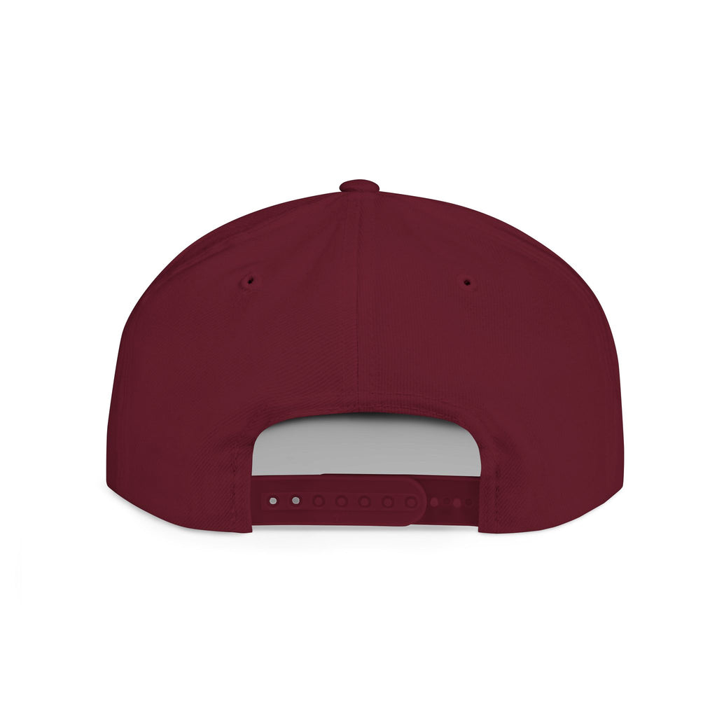 Scoot in the Loops Flat Bill Snapback Hat — Skate Scooter Streetwear Cap