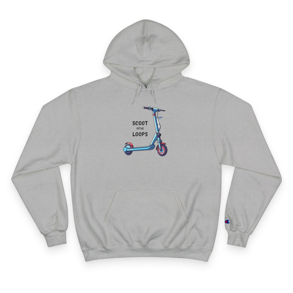 Scoot and Loops Hoodie – Electric Scooter Rider Peace Sign Pullover