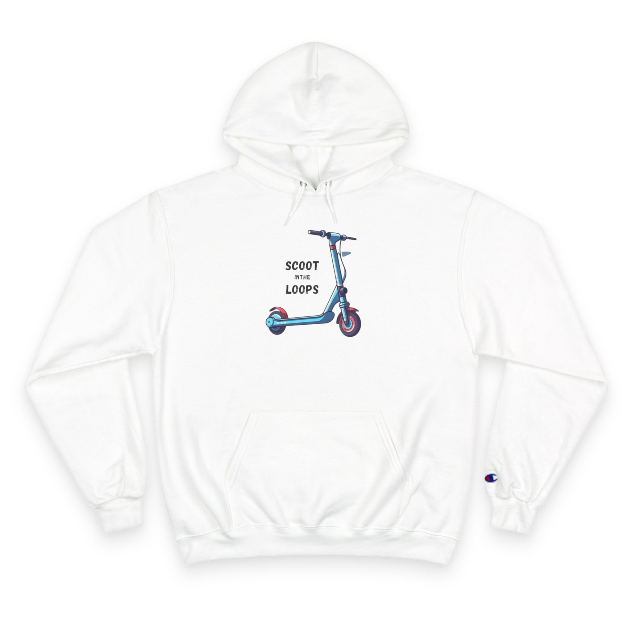 Scoot and Loops Hoodie – Electric Scooter Rider Peace Sign Pullover