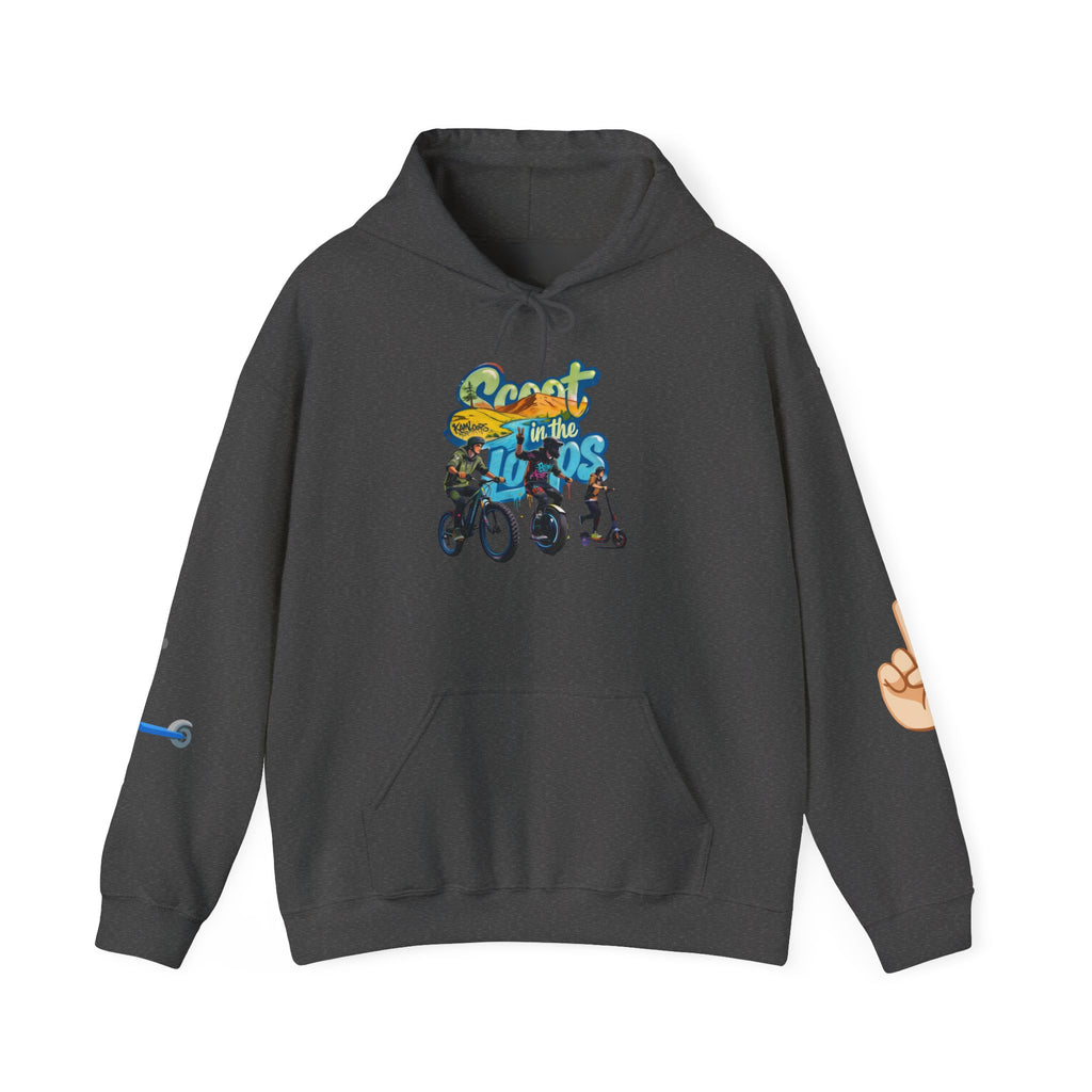 Rider Peace Sign Hoodie — Motorcycle & Scooter Graphic Pullover