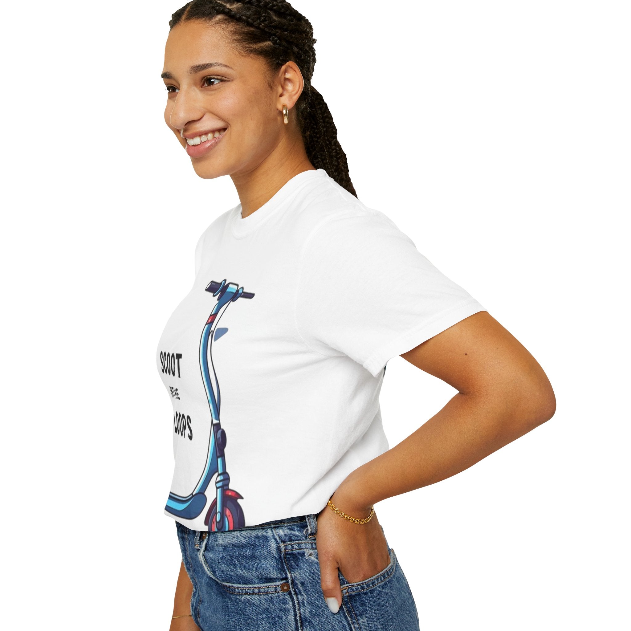 Scoot Helmet Graphic T-Shirt Peace