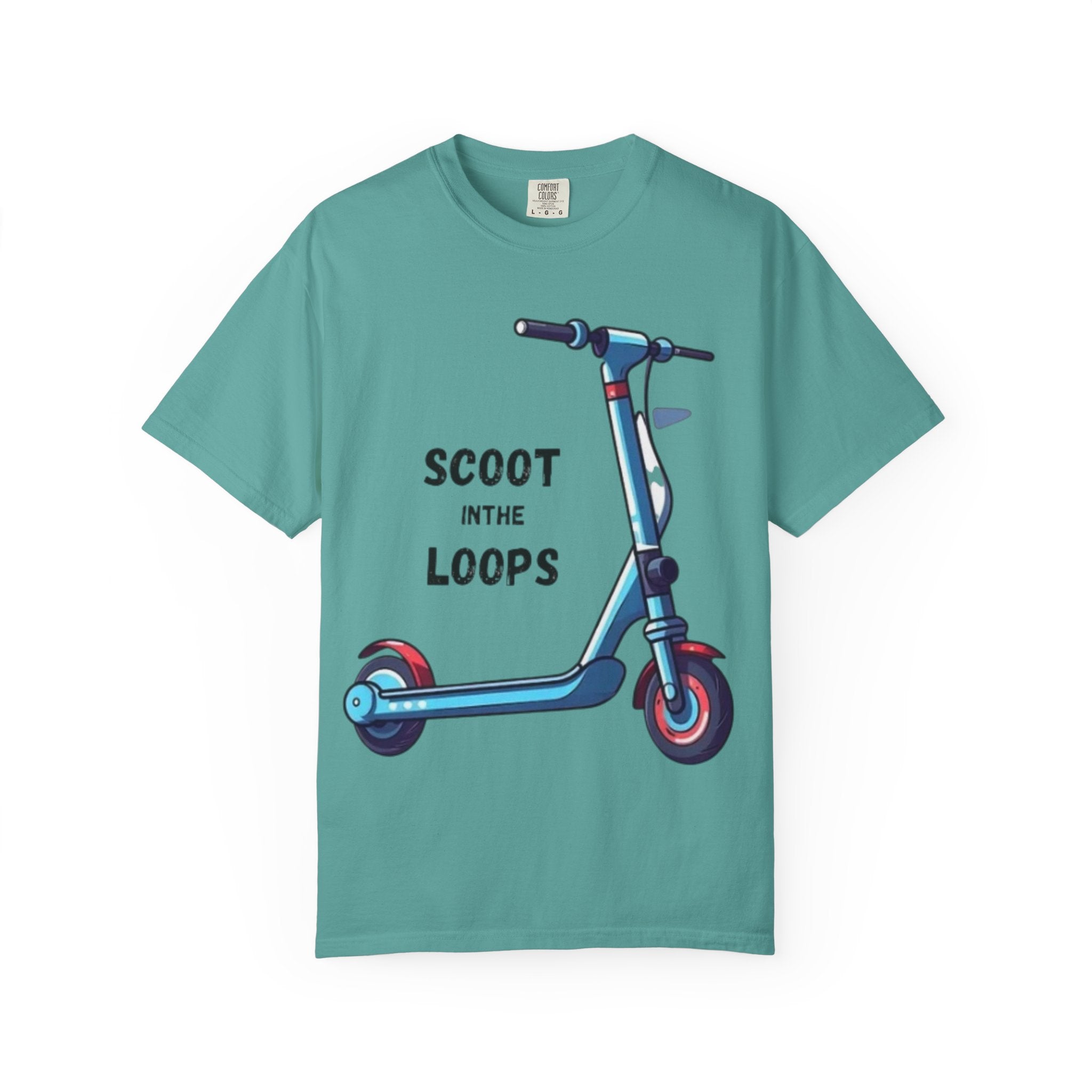 Scoot Helmet Graphic T-Shirt Peace