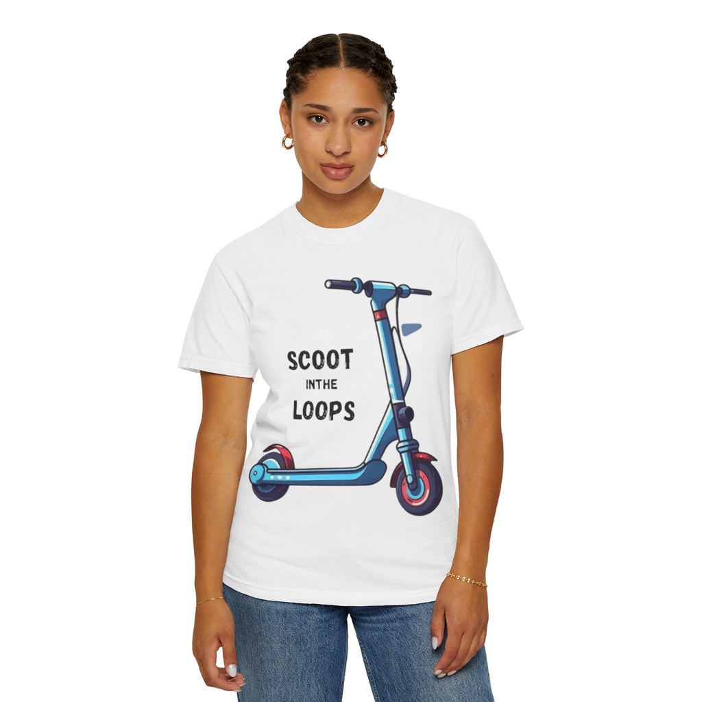 Scoot Helmet Graphic T-Shirt Peace