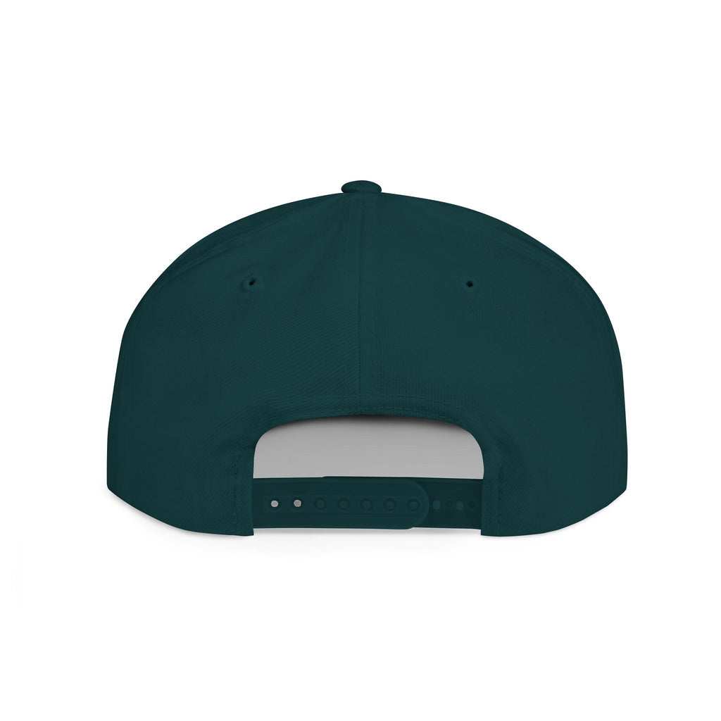 Scoot in the Loops Flat Bill Snapback Hat — Skate Scooter Streetwear Cap