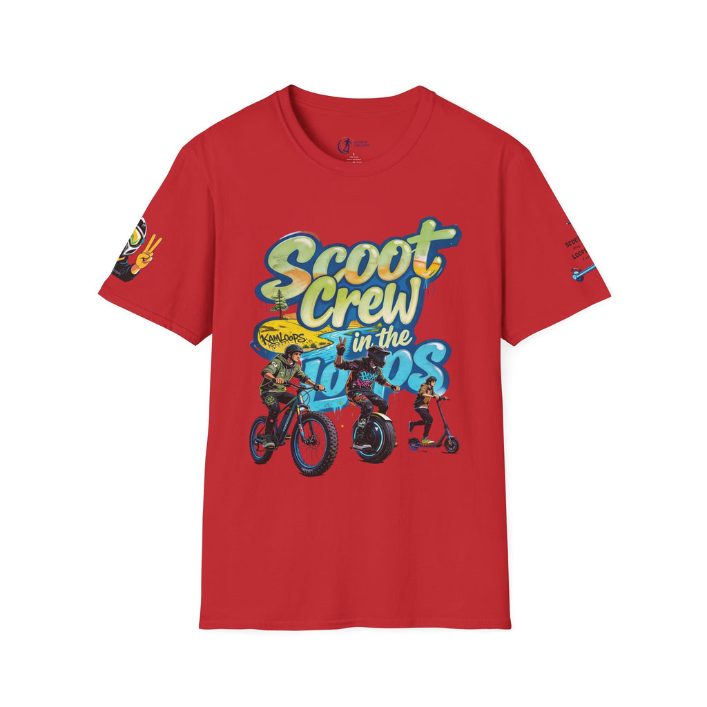 Scoot Crew Graphic Tee — "Scoot Crew in the" Scooter Skateboard Bike Design