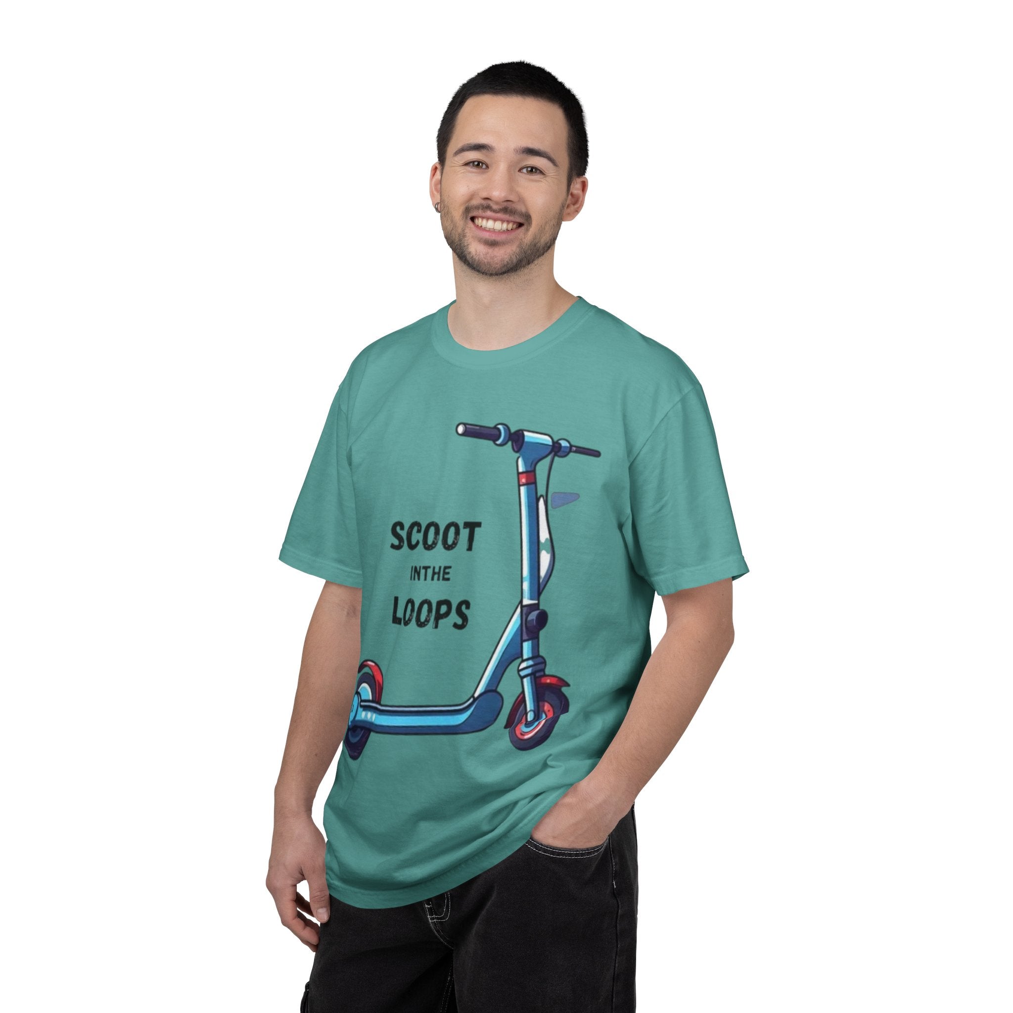 Scoot Helmet Graphic T-Shirt Peace