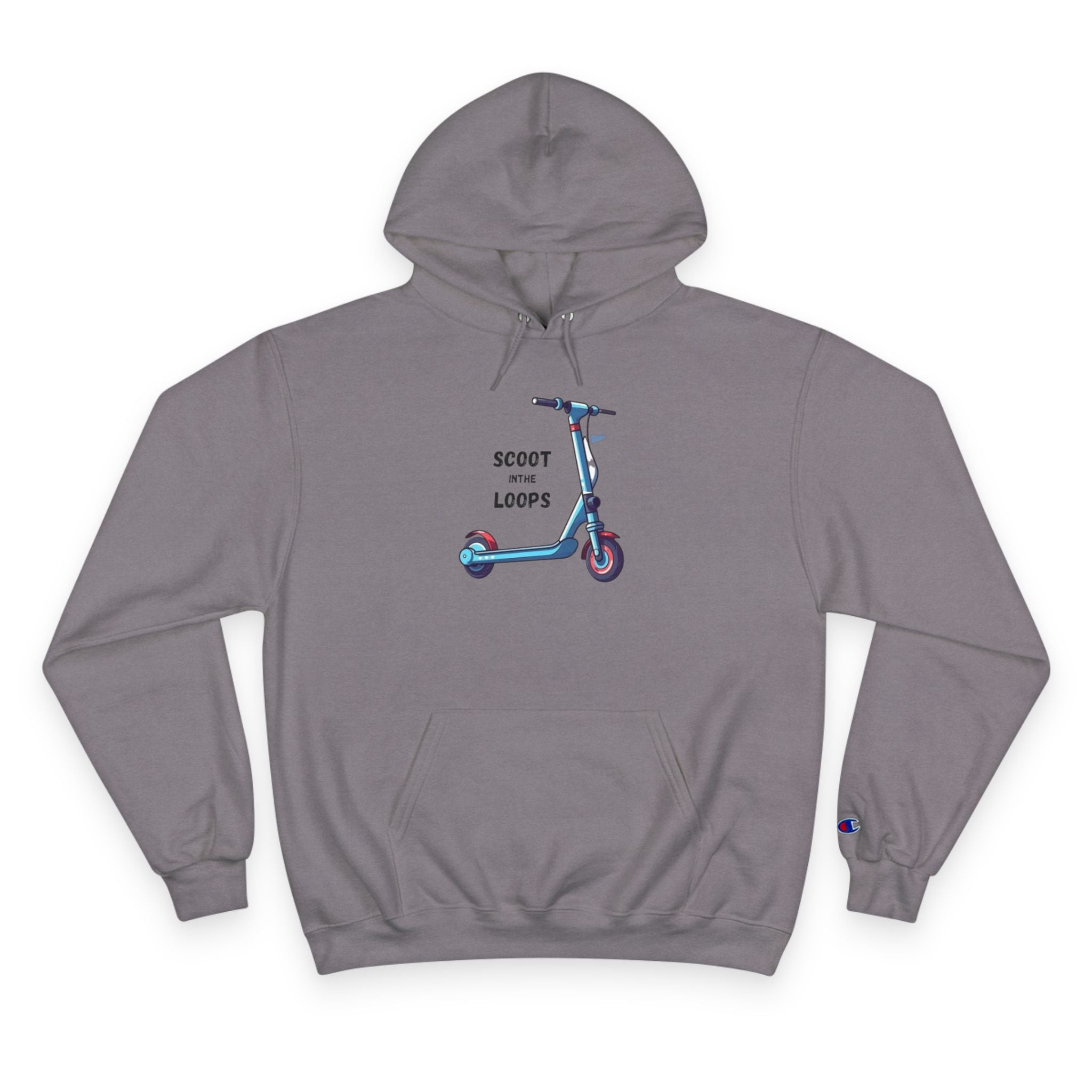 Scoot and Loops Hoodie – Electric Scooter Rider Peace Sign Pullover