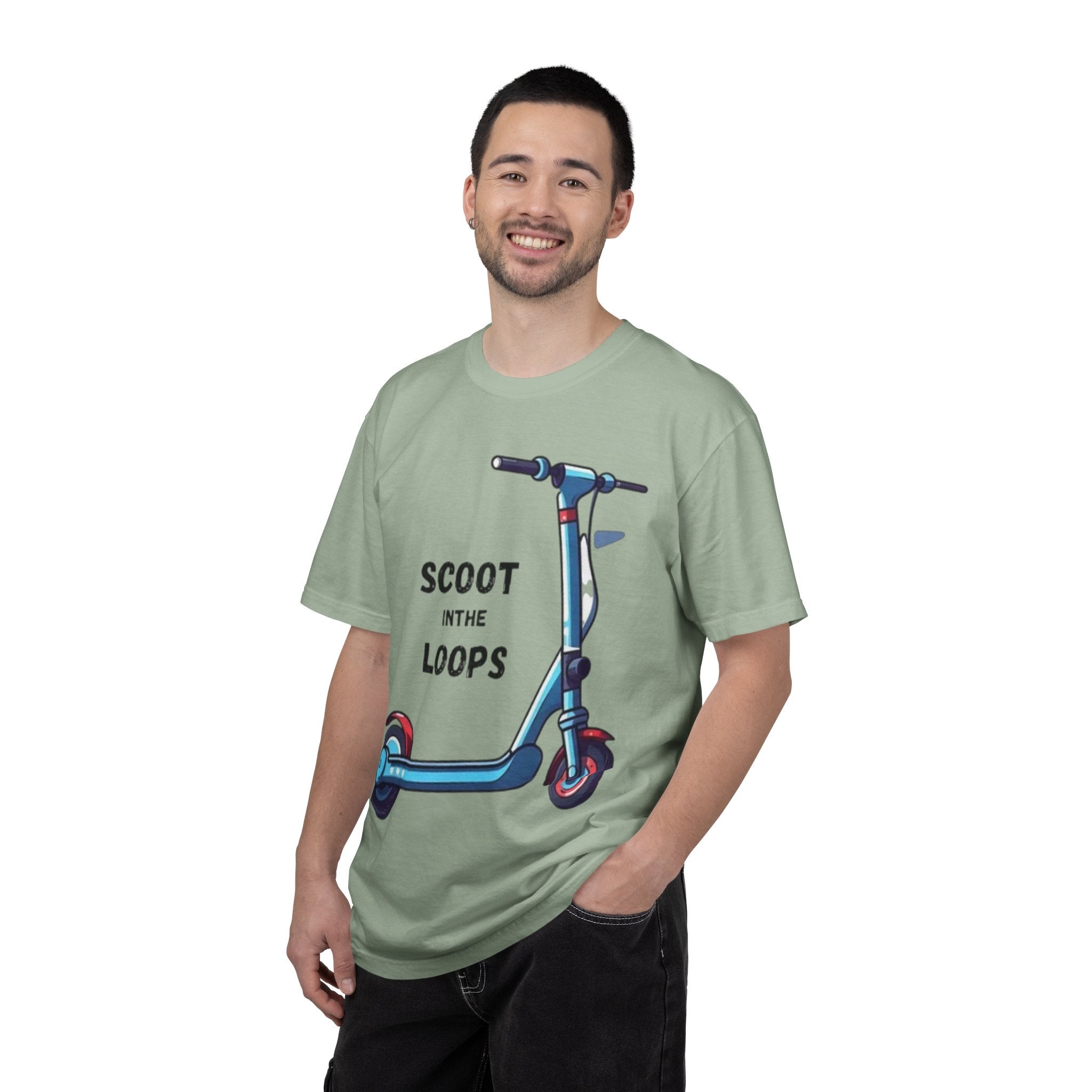 Scoot Helmet Graphic T-Shirt Peace